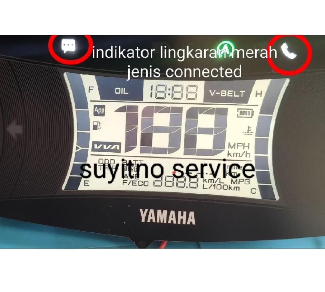 LCD SPEEDOMETER YAMAHA N MAX NEW CONNECTED TAHUN 2019 - 2024