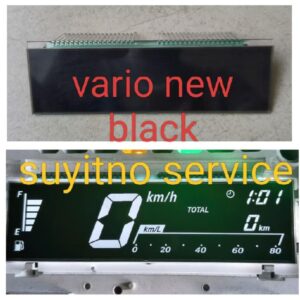 LCD NEW VARIO TAMPILAN HITAM BLACK TAHUN 2018 - 2024