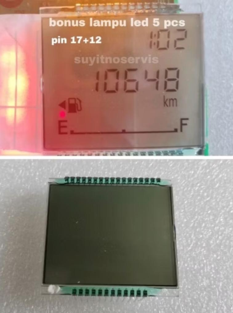 LCD AGYA AYLA MATIC MANUAL PIN KAKI 17 + 12